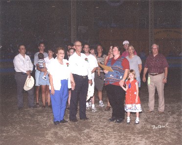 Hall of Fame presentation at 2003 Iowa State Fair